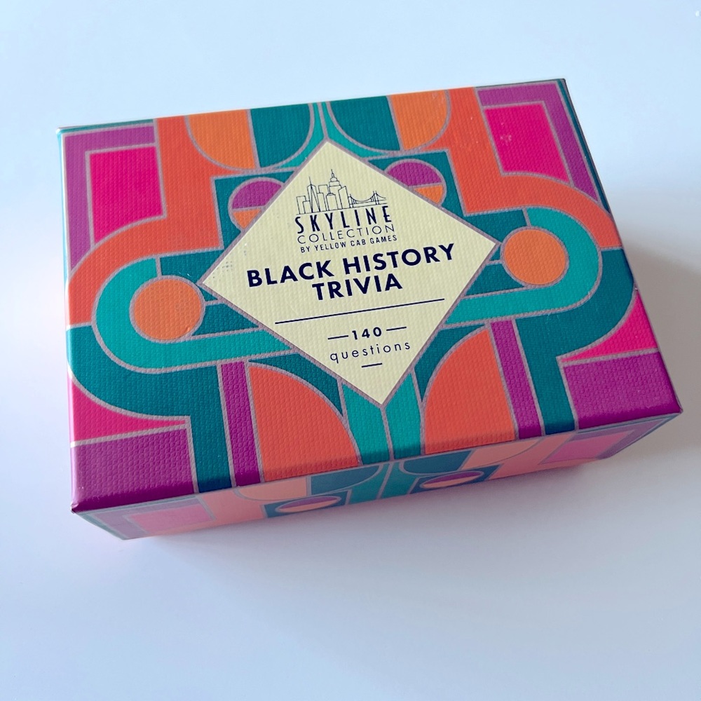 Black history trivia card game